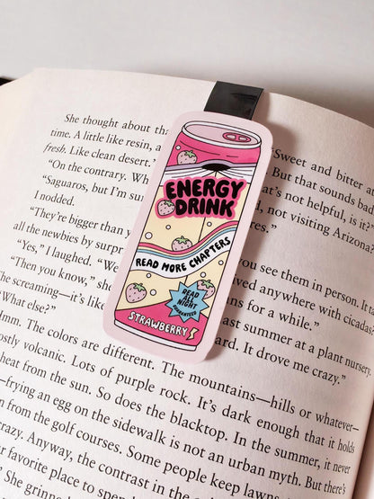 Energy Drink Magnetic Bookmark