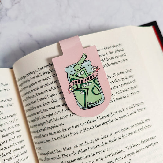 Book Fund Jar Magnetic Bookmark