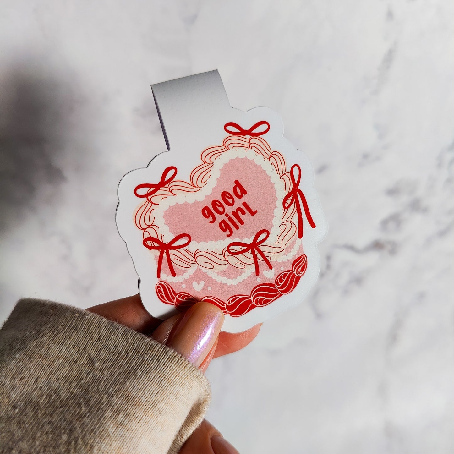 Good Girl Cake Magnetic Bookmark