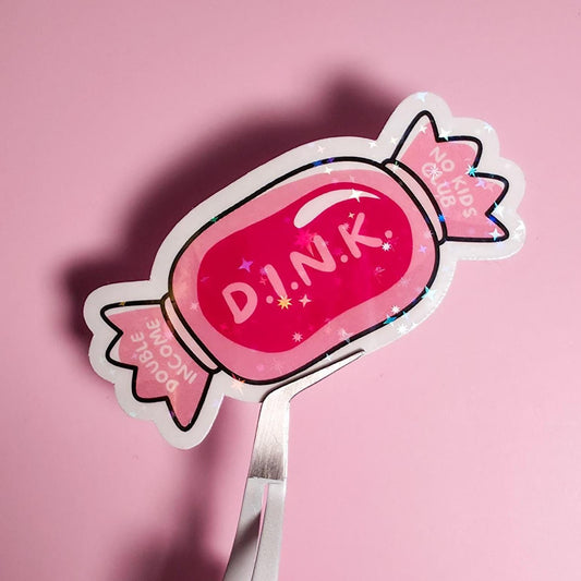 DINK Candy Holographic Sticker