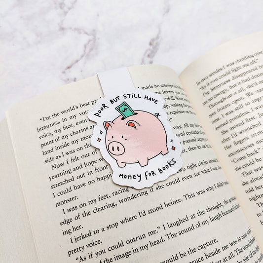 Piggy Bank Magnetic Bookmark