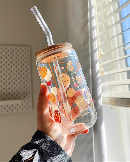 Cafecito Concha Glass Cup
