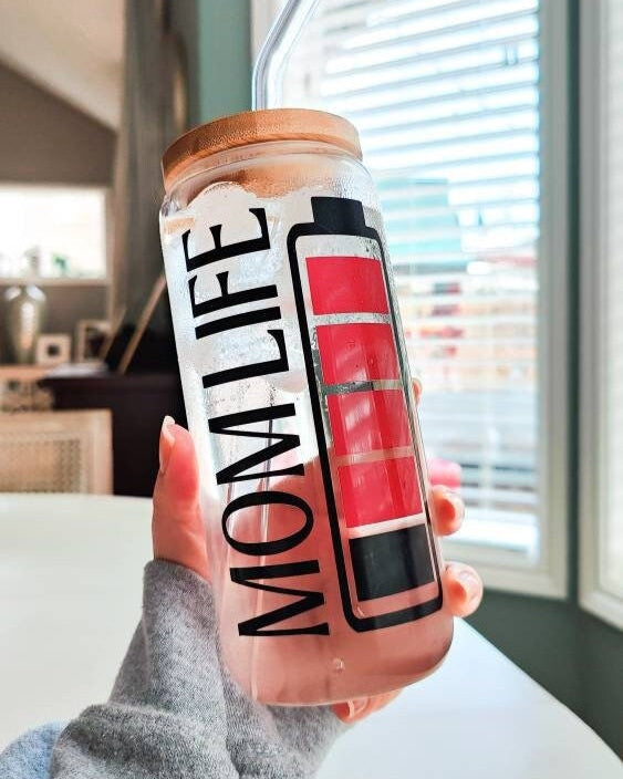 Low Battery Mom Life Coffee Cup