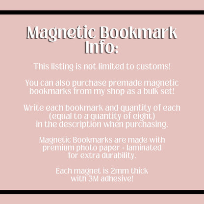 Bulk and Wholesale Magnetic Bookmarks