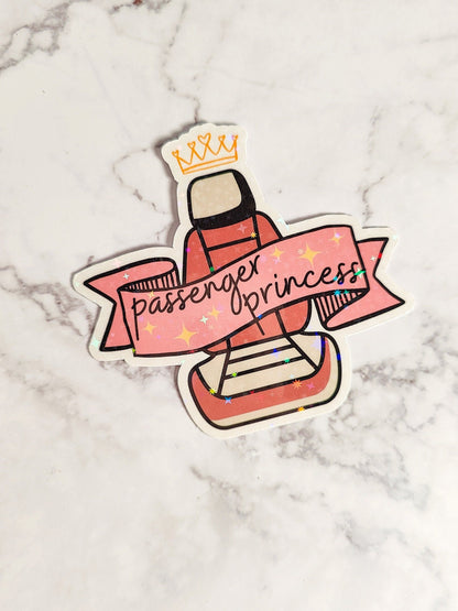 Passenger Princess Holographic Sticker