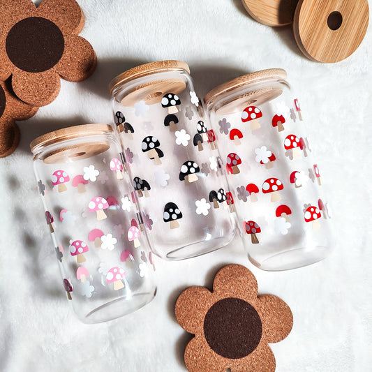Mini Mushroom Glass Cup