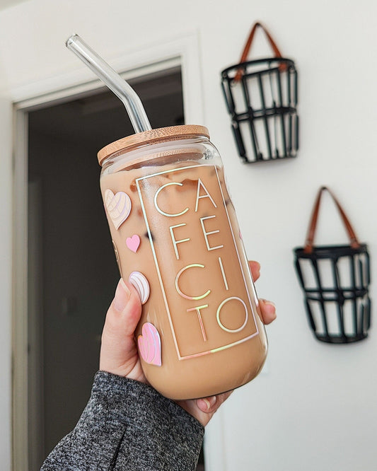 Cafecito Concha Glass Cup