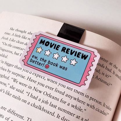 Movie Review Ticket Mini Magnetic Bookmark