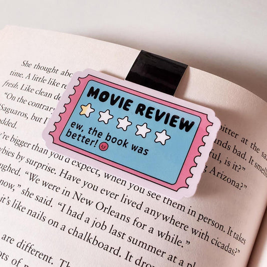 Movie Review Ticket Mini Magnetic Bookmark