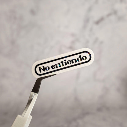 No Entiendo Holographic Sticker