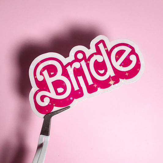 Bride Holographic Sticker