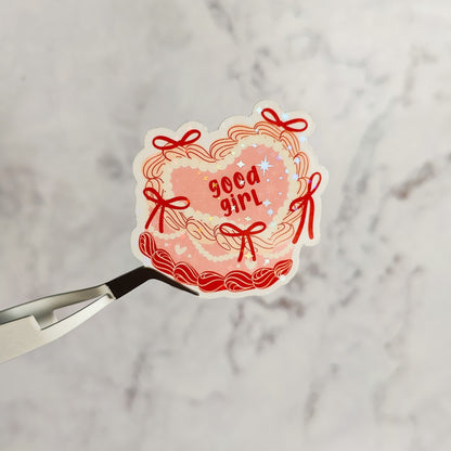 Good Girl Cake Holographic Sticker
