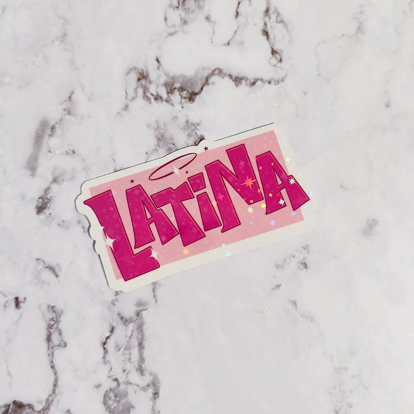 Latina Holographic Sticker