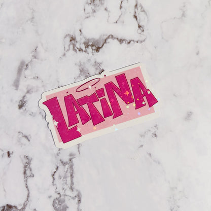 Latina Holographic Sticker
