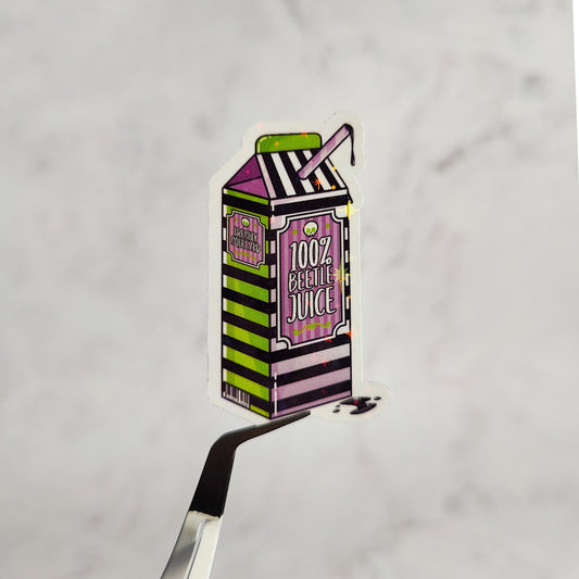 100% Strange And Unusual Juicebox Holographic Sticker
