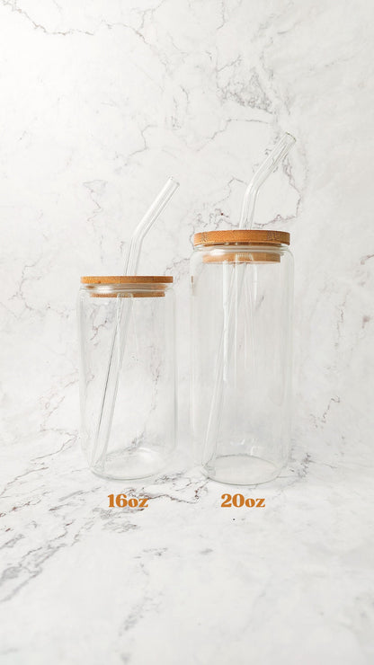 Cute Flying Ghost Glass Can, Glow In The Dark Glass Cup, Cute Spooky Gift, Iced Coffee Cup, Halloween Glass Tumbler, Ghost Glass Beer Can