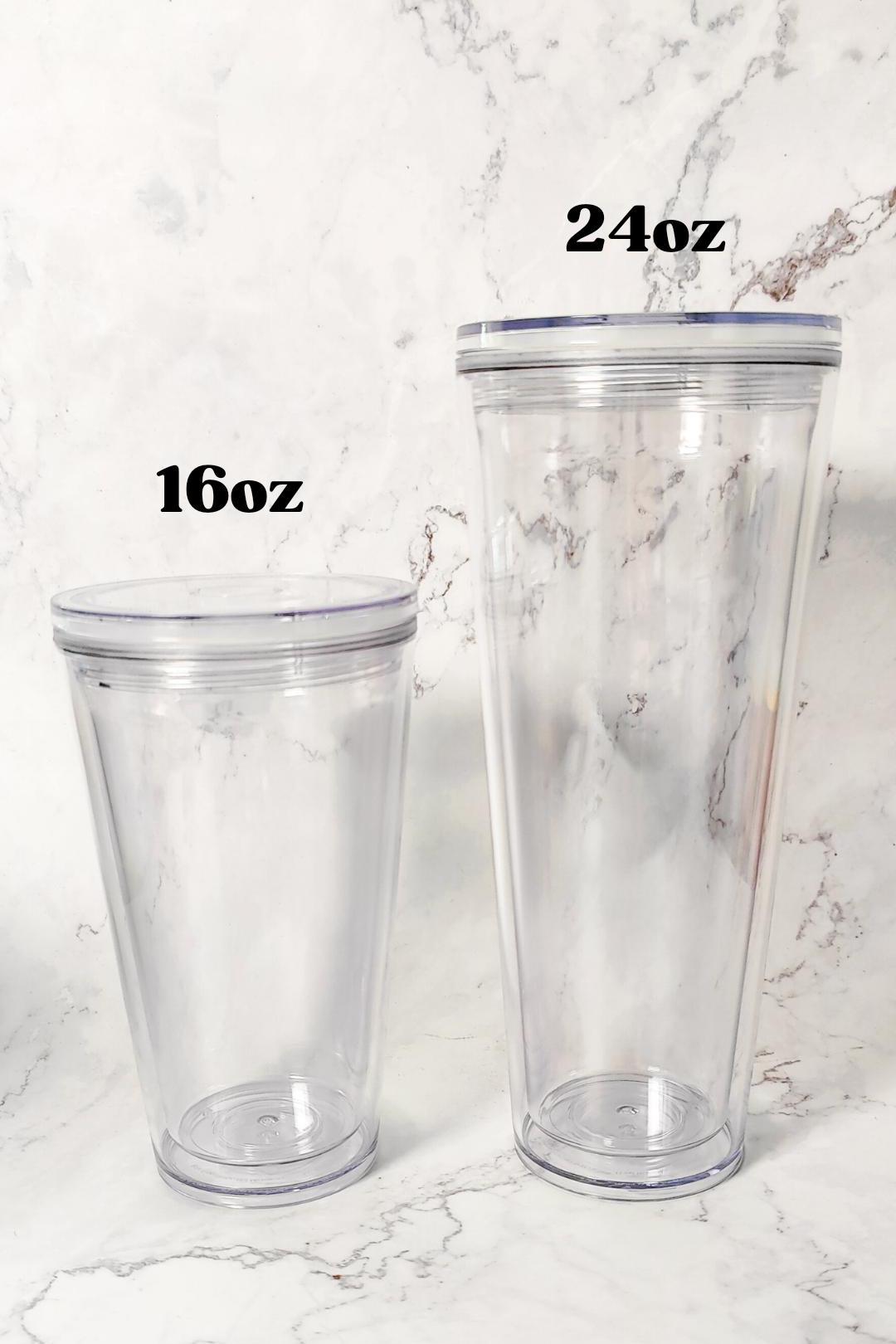 Candy Canes 24oz Acrylic Tumbler, Cute Candy Cane Cup, Christmas Present, Reusable Cup with Straw, Stocking Stuffer, Holiday Gift