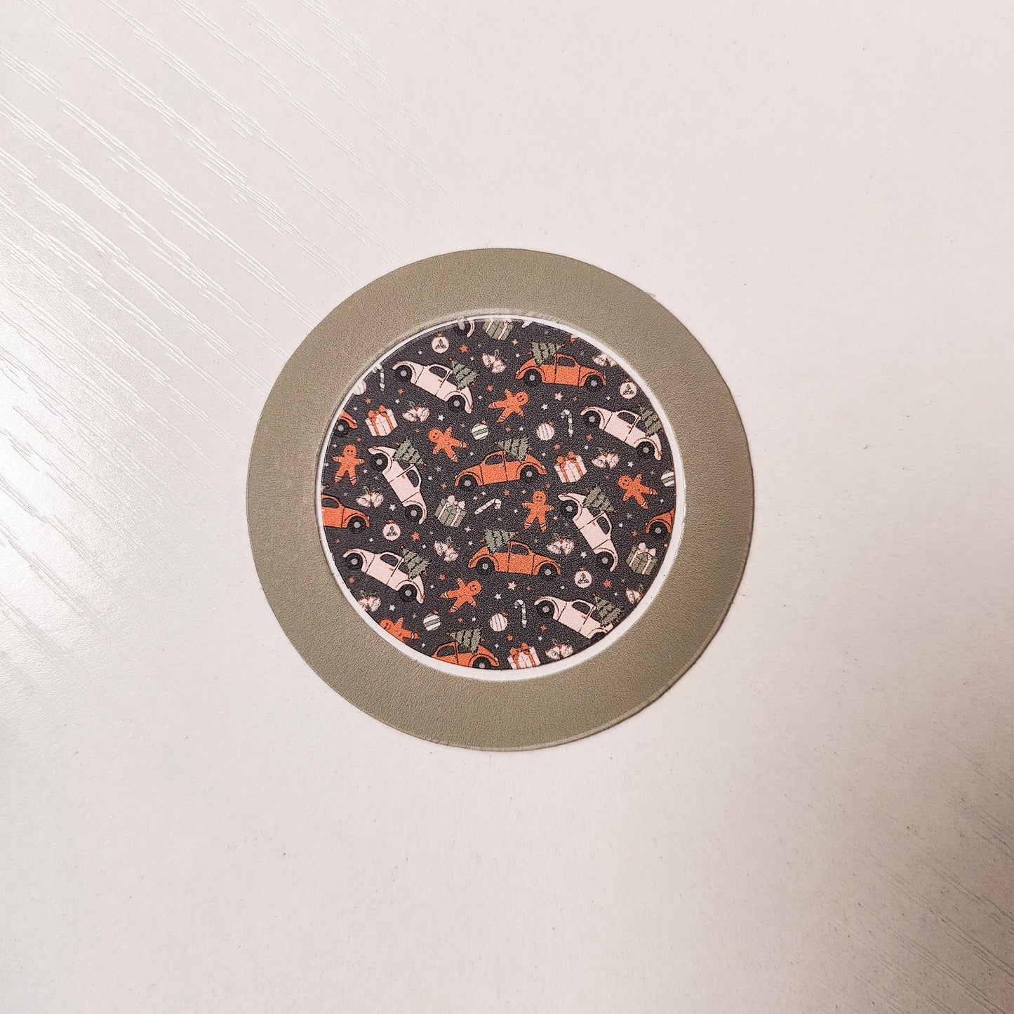 Christmas Winter Grip Sticker Pack, Tablet and Kindle Decor, Cell Phone Case Patches, Phone Grip Decal Accessories, Gingerbread and Snowmen