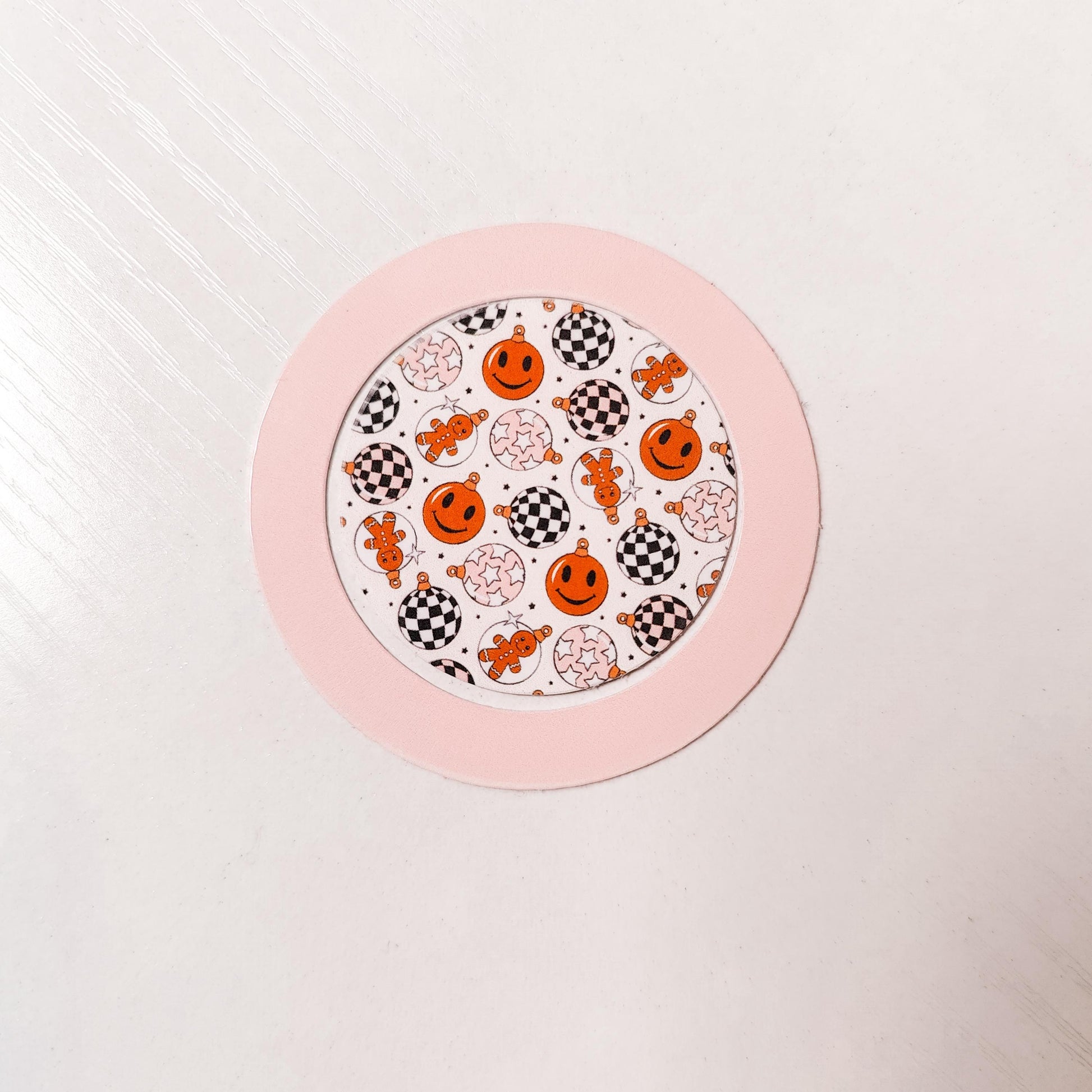 Christmas Winter Grip Sticker Pack, Tablet and Kindle Decor, Cell Phone Case Patches, Phone Grip Decal Accessories, Gingerbread and Snowmen