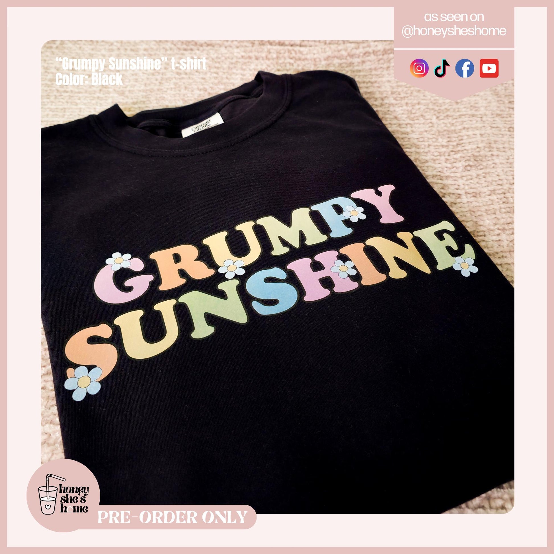 Grumpy Sunshine Crewneck, Bookish Crew, Cute Romance Trope Sweater, Enemies To Lovers Reader, Booktok Aesthetic, Book Bestie Gift