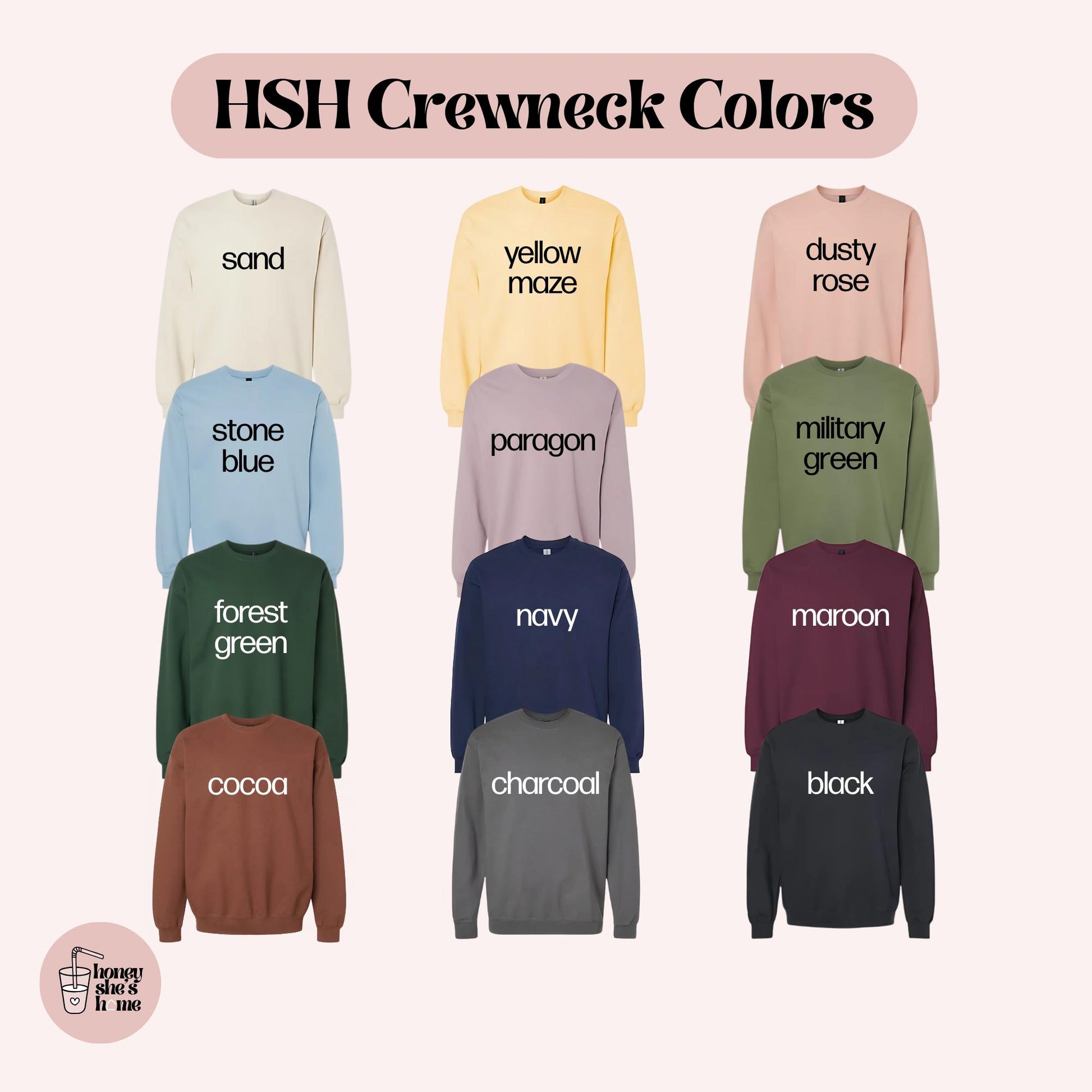 Reindeer Crew Crewneck: Christmas Animals Sweater, Cute Holiday Sweatshirt, Comfy Fleece