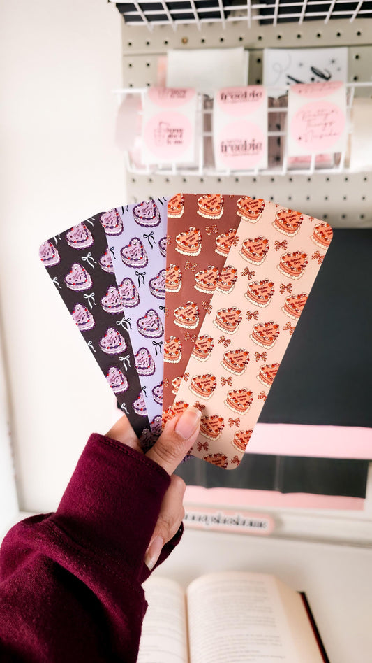 Autumn & Horror Girlie Bookmarks, Double Sided Laminated Paper Bookmark, Halloween Page Marker, Cute Book Accessory, Spooky Bookish Gift