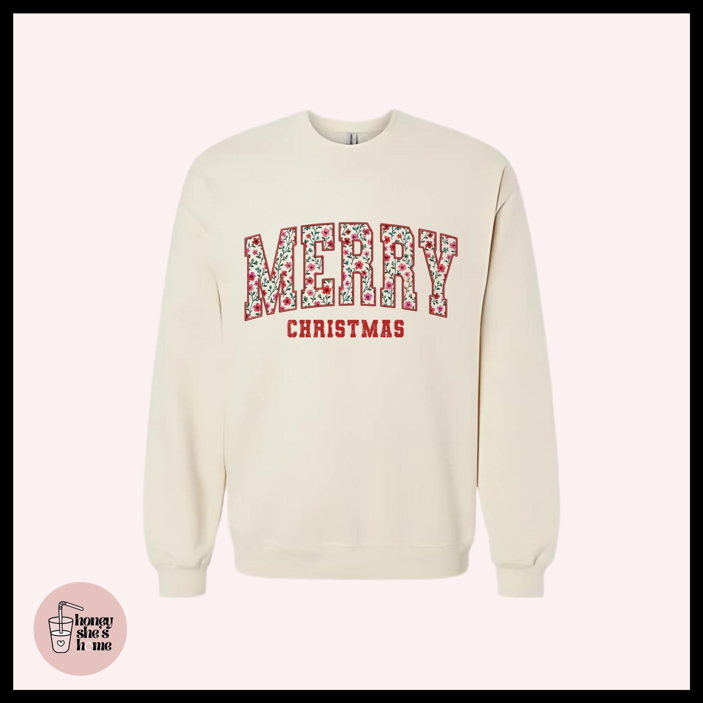 Merry Christmas Crewneck: Cute Christmas Sweatshirt
