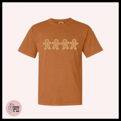 Little Gingerbread Men T-Shirt: Soft Cotton Tee