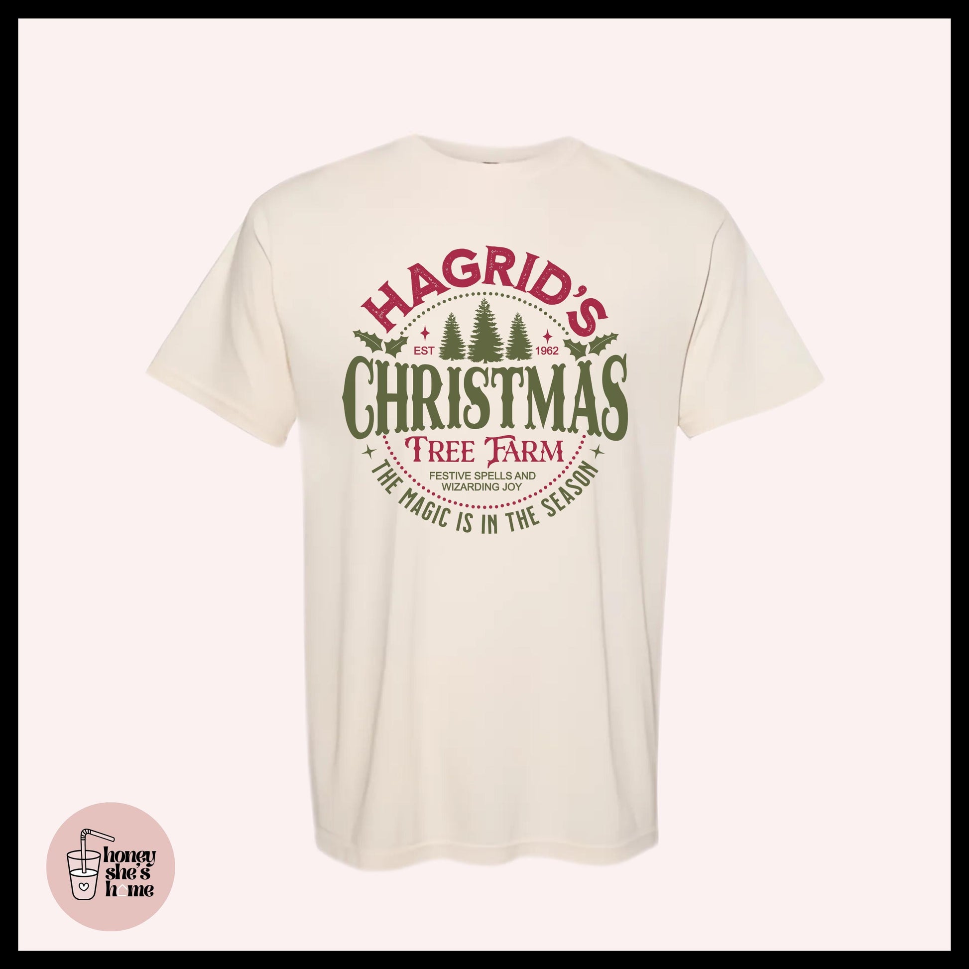 Magically Grown Tree Farm T-Shirt: Holiday Fan Soft Cotton Tee
