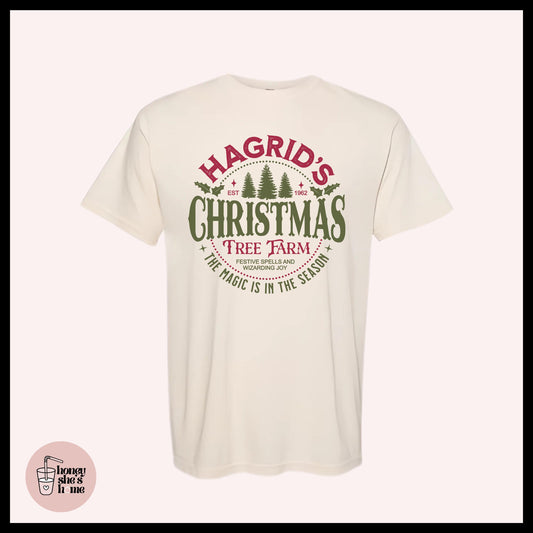 Magically Grown Tree Farm T-Shirt: Holiday Fan Soft Cotton Tee