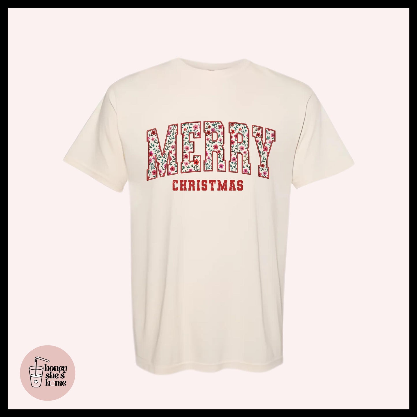 Merry Christmas T-shirt: Cute Casual Soft Cotton Tee
