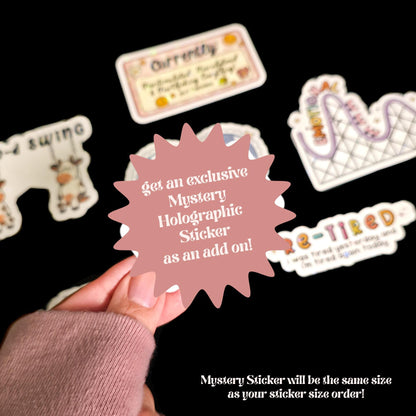 The Burnout Bundle, Overstimulated Mental Health Stickers + Bookmarks, Cozy Bookish Self Care Gift, Funny Sarcastic Sticker Pack