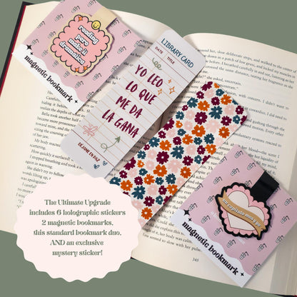The Seguimos Aqui Bundle: Latin American Pride Holographic Stickers + Bookmarks