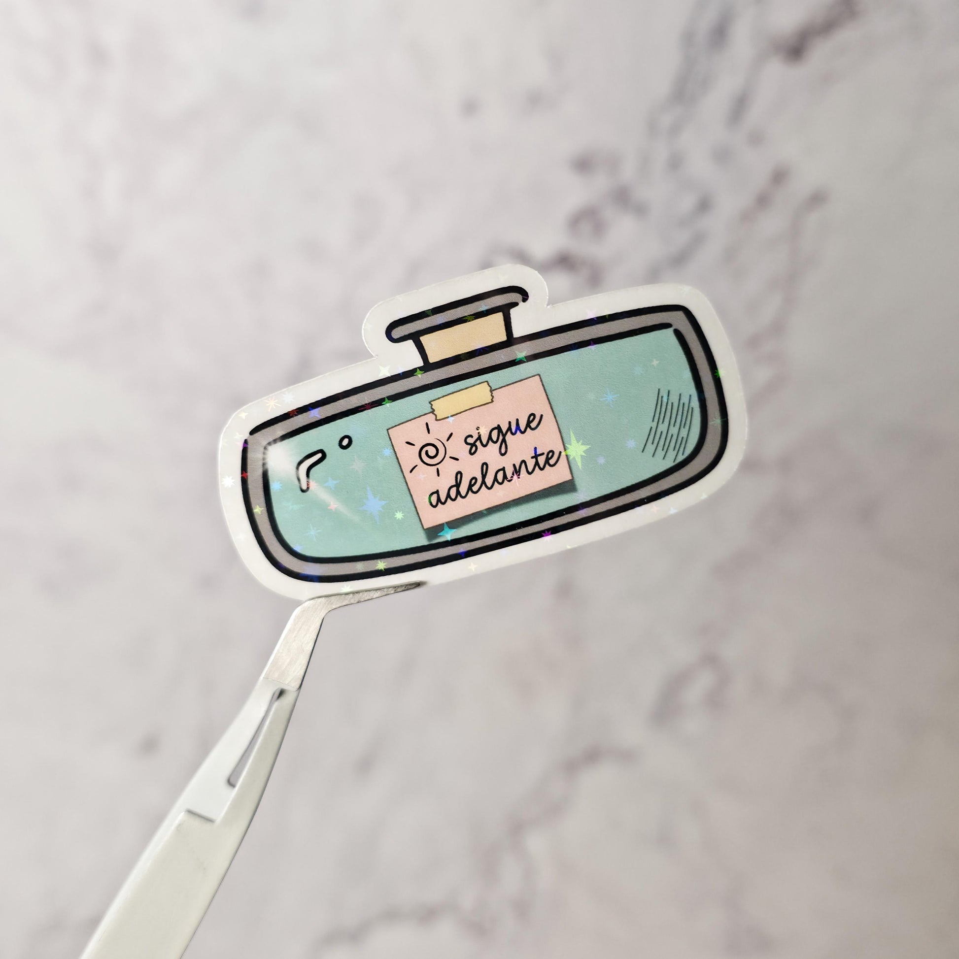 The Seguimos Aqui Bundle: Latin American Pride Holographic Stickers + Bookmarks
