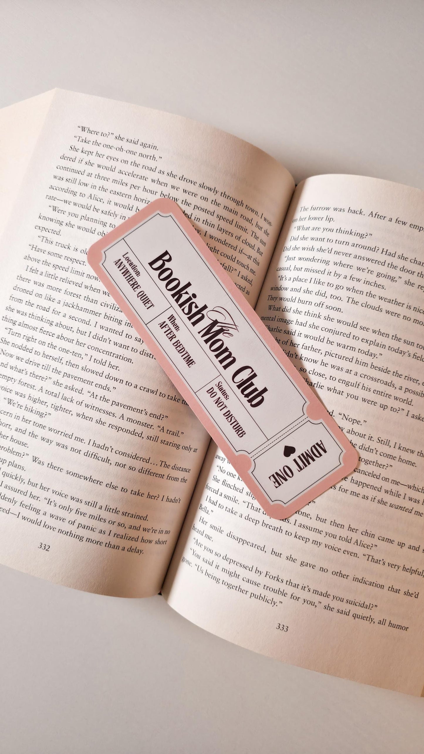 Bookish Mom Club Bookmark: Mama Themed Page Marker