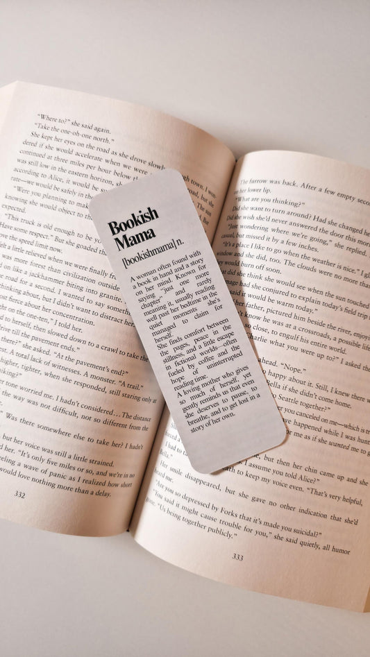 Bookish Mama Bookmark: Mom Dictionary Themed Page Marker
