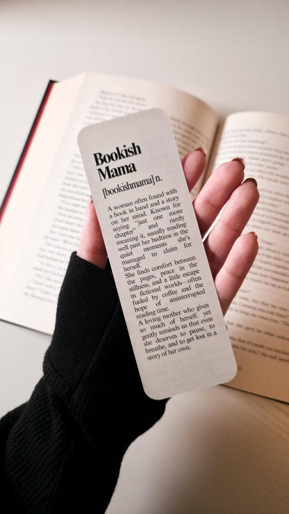 Bookish Mama Bookmark: Mom Dictionary Themed Page Marker