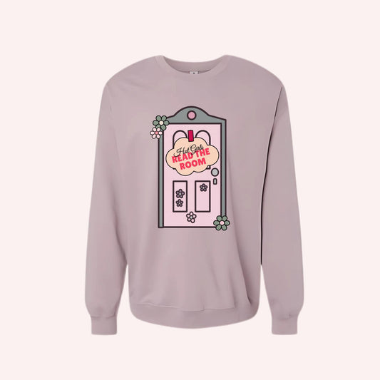 Hot Girls Read The Room Crewneck