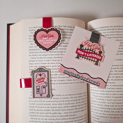 Hot Girls Magnetic Bookmark Bundle, Book Lover Set, Reader Gift, Bookish Accessories