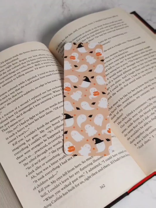 I Like My Books Strange And Unusual Bookmark, Double Sided Laminated Paper Bookmark, Halloween Page Marker, Cute Book Accessory, Spooky Gift