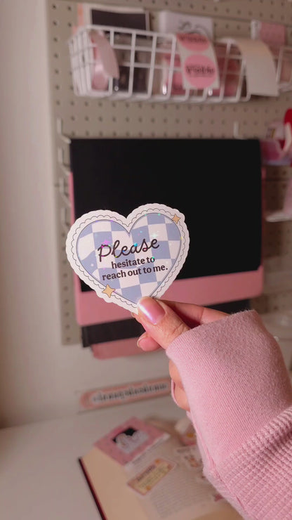 Emotional Roller Coaster Holographic Sticker