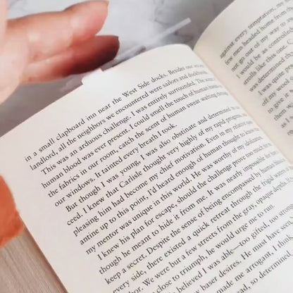 Cute Spooky Window Magnetic Bookmark, Bookish Water Resistant Bookmark, Halloween Page Marker, Ghostly Bookshelf, Bookworm Gift