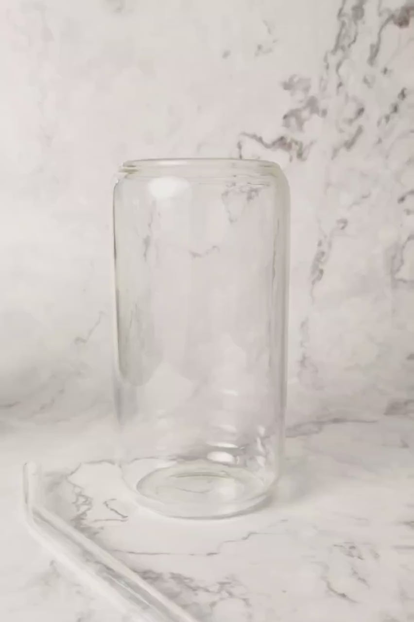 Strange And Unusual Coffee Glass Can, Halloween Beer Cup with Bamboo Lid, Spooky Glass Coffee Cup, Never Trust The Living Gift